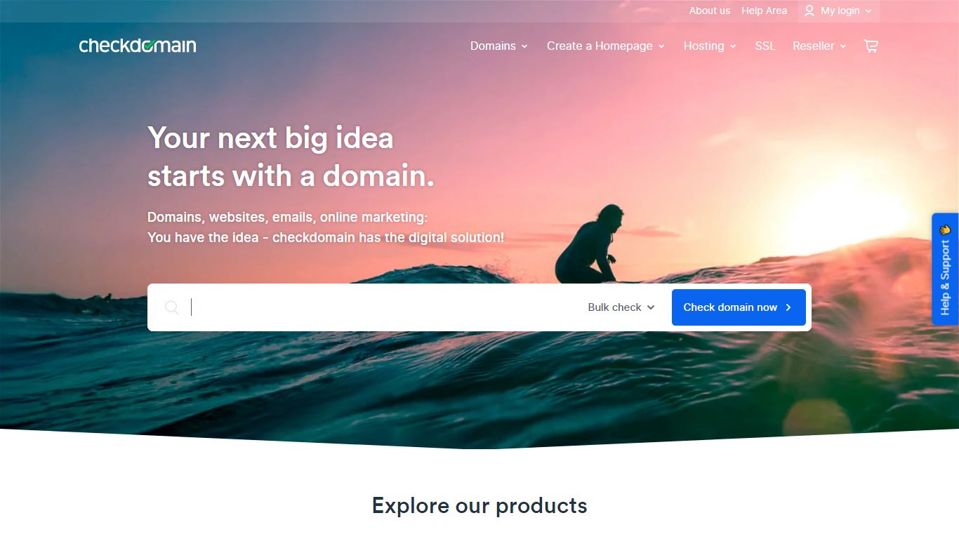 Domain Checker & domain registration. Get your domain in minutes!